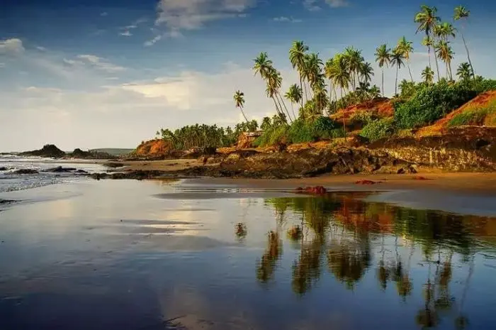 Wisata Pantai Anjuna Goa, India